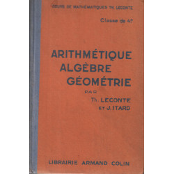 Arithmétique algèbre géométrie