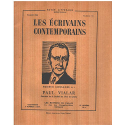 Les écrivains contemporains n° 12 / paul vialar