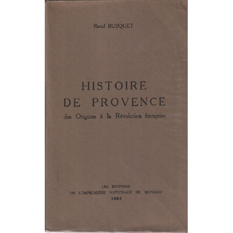 Histoire de provence