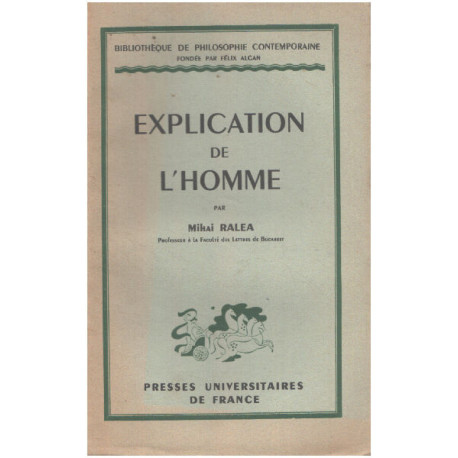 Explication de l'homme