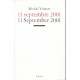 11 septembre 2001/ 11 september 2001 / texte en français et anglais