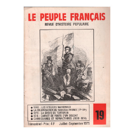 Revue d'histoire populaire / le peuple français n° 19