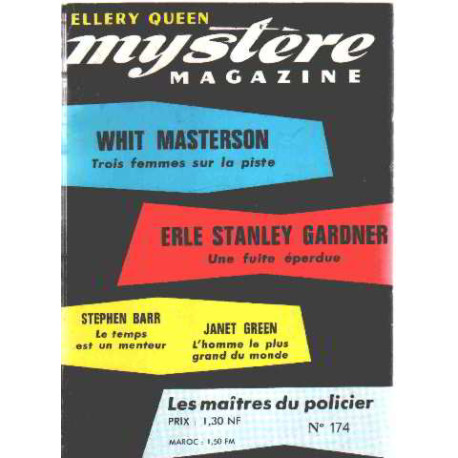 Revue ellery queen magazine n° 174