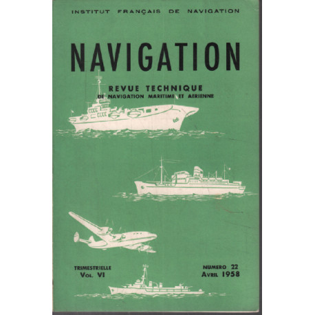 Revue technique de navigation maritime et aérienne n° 22