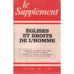 Le supplement n° 141 / eglises et droits de l'homme