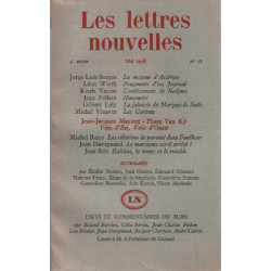 Les lettres nouvelles n° 38