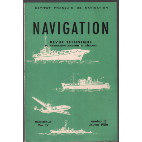 Revue technique de navigation maritime et aérienne n° 13