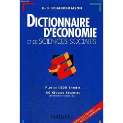 Dictionnaire d'économie et de sciences sociales