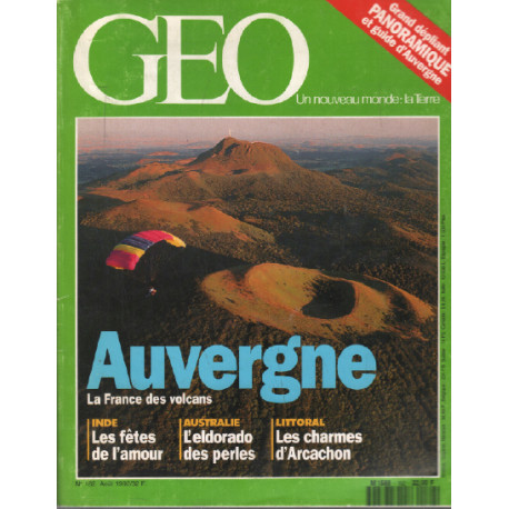 Revue Géo n° 162 / auvergne