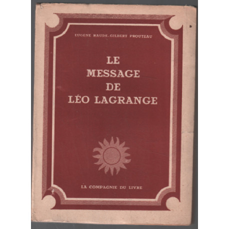 Le message de léo lagrange