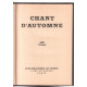 Chant d'automne