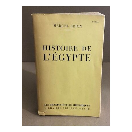 Histoire de l'egypte