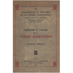 Signification de l'histoire de la pensée scientifique