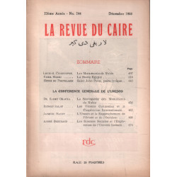 La revue du caire n° 244