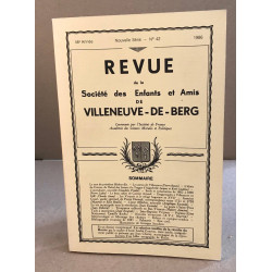 Revue de la société des enfants et amis de Villeneuve -de-berg n° 42