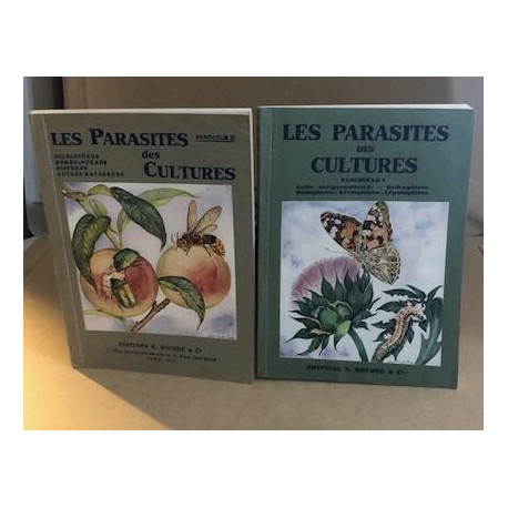 Atlas des parasites des cultures / 2 tomes / nombreuses planches...