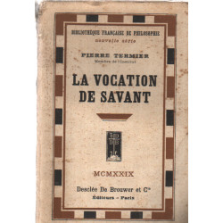 La vocation de savant