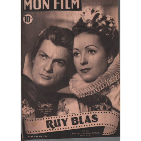 Ruy blas / revue mon film n° 96 danielle darrieux jean marais