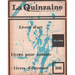 La quinzaine litteraire n° 108 / livres d'art - livres pour...