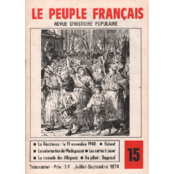 Revue d'histoire pouplaire / le peuple français n° 15