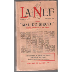 La nef présente : mal du siècle