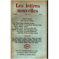 Les lettres nouvelles n° 47