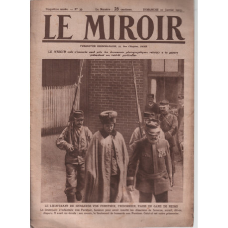 Revue le miroir n° 59 / documents photographies relatifs à la...