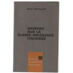 Rapport sur la classe dirigeante italienne