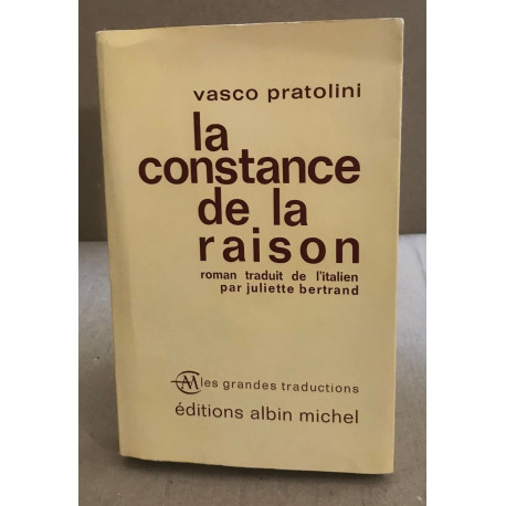 La constance de la raison