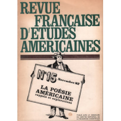 Revue française d'etudes americaines n° 15 / la poesie americaine...