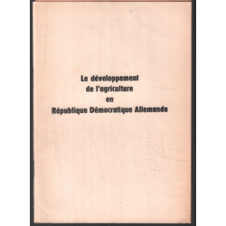 Le développement de l' Agriculture en R.D.A. ( + 2 lettres )