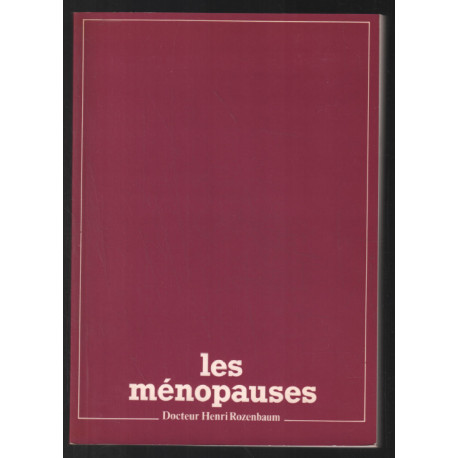 Les ménopauses