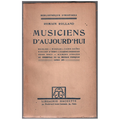 Musiciens d'aujourd'hui