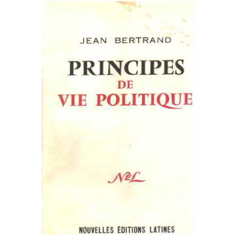 Principes de vie politique