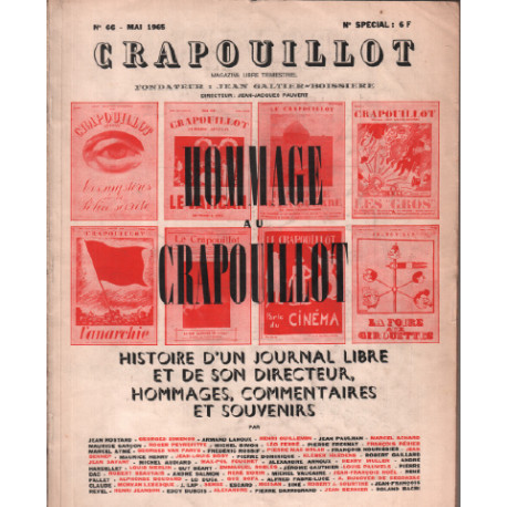 Le crapouillot n° 66 / hommage au crapouillot : histoire d'un...