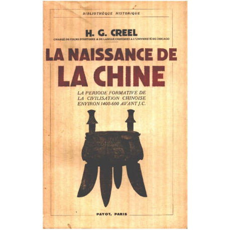 La naissance de la chine / la période formative de la civilisation...