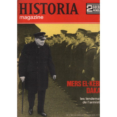 2ème guerre mondiale / historia magazine n° 11 mers el-kebir dakar