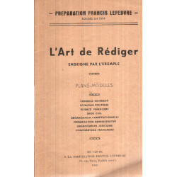 L'art de rediger enseigné par l'exemple