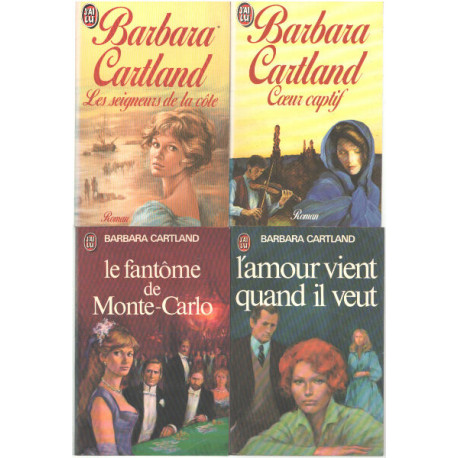 4 livres / les seigneurs de la cote -coeur captif-l'amour vient...