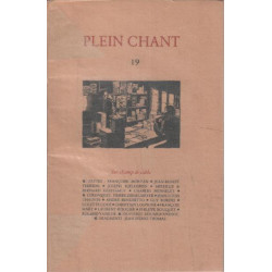 Plein chant n° 19 / sur champ de sable