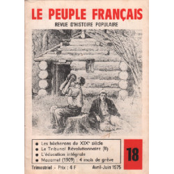 Revue d'histoire pouplaire / le peuple français n° 18