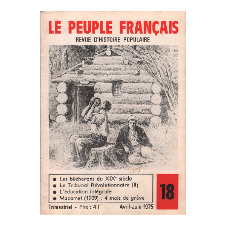 Revue d'histoire pouplaire / le peuple français n° 18