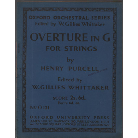 Overture in G for strings