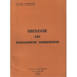 Biologie des populations sahariennes