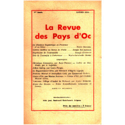 La revue des pays d'oc / janvier 1932