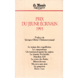 Prix Du Jeune Écrivain Tome 1993