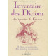 Inventaire des dictons du terroir