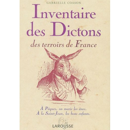 Inventaire des dictons du terroir