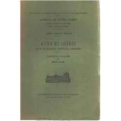 Atys et osiris / etude de religions orientales comparées