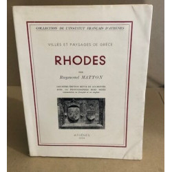 Rhodes / 116 photographies hors texte